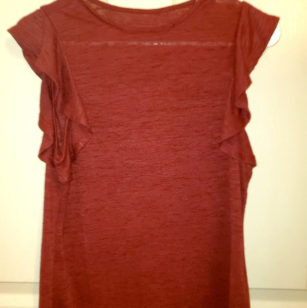 Ruffle Sleeve Tee
